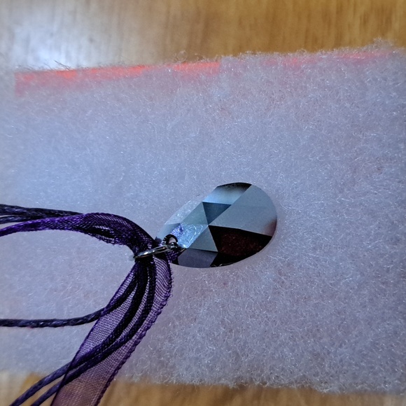 After Sunset Crystal Teardrop Necklace - Picture 6 of 6